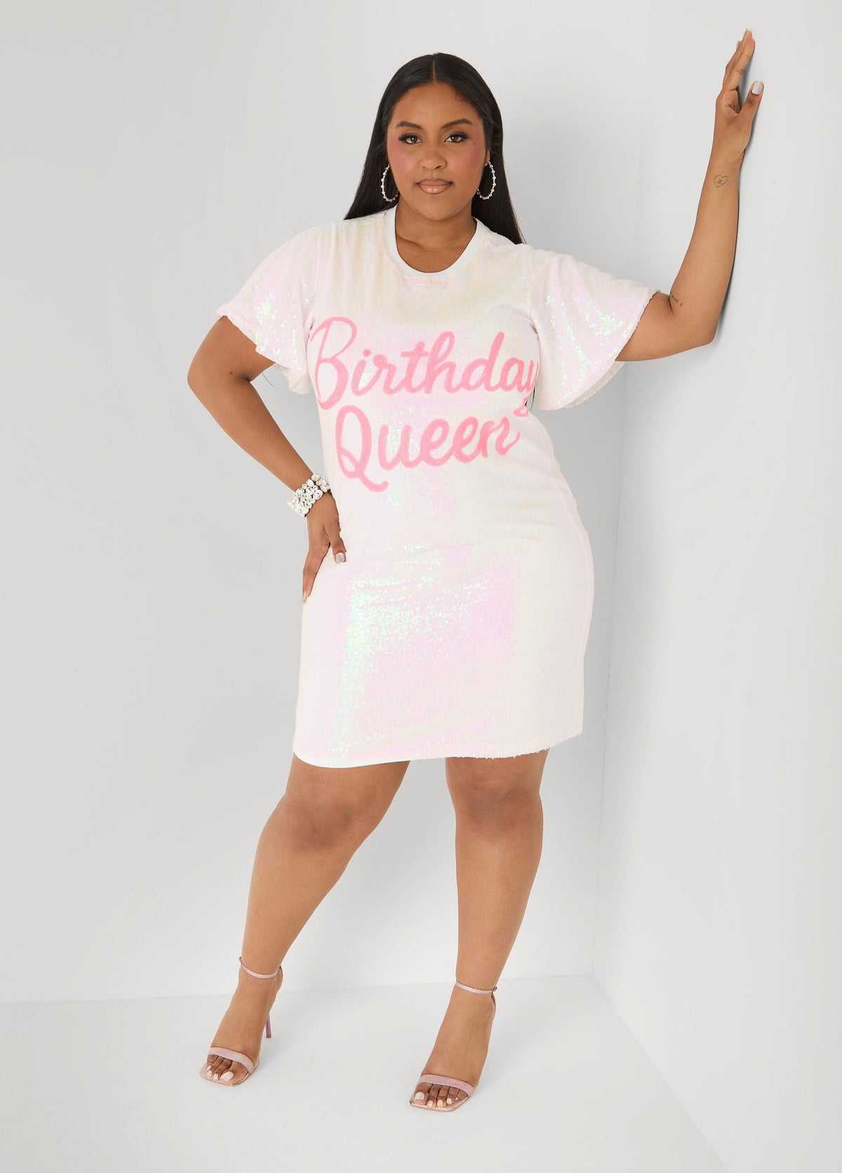 Vestido de lentejuelas para Reina de Cumpleaños