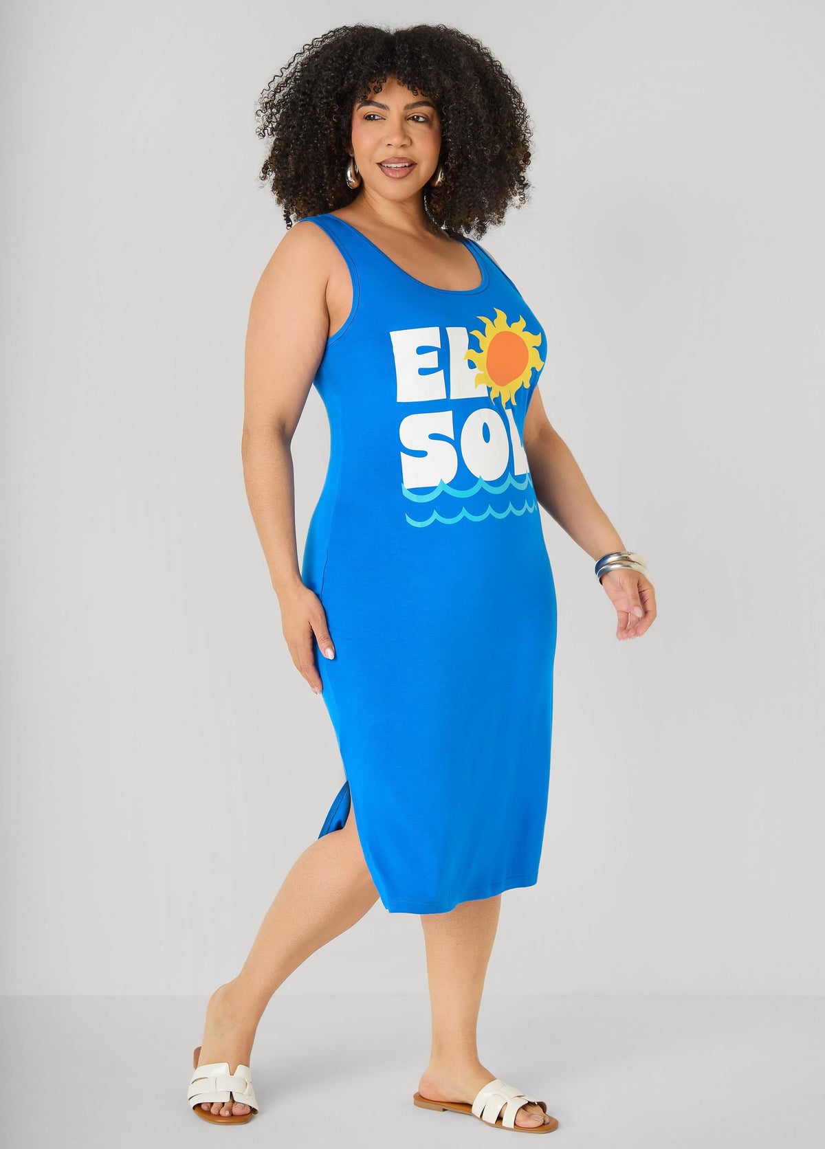 El Sol Vestido Midi de Tirantes