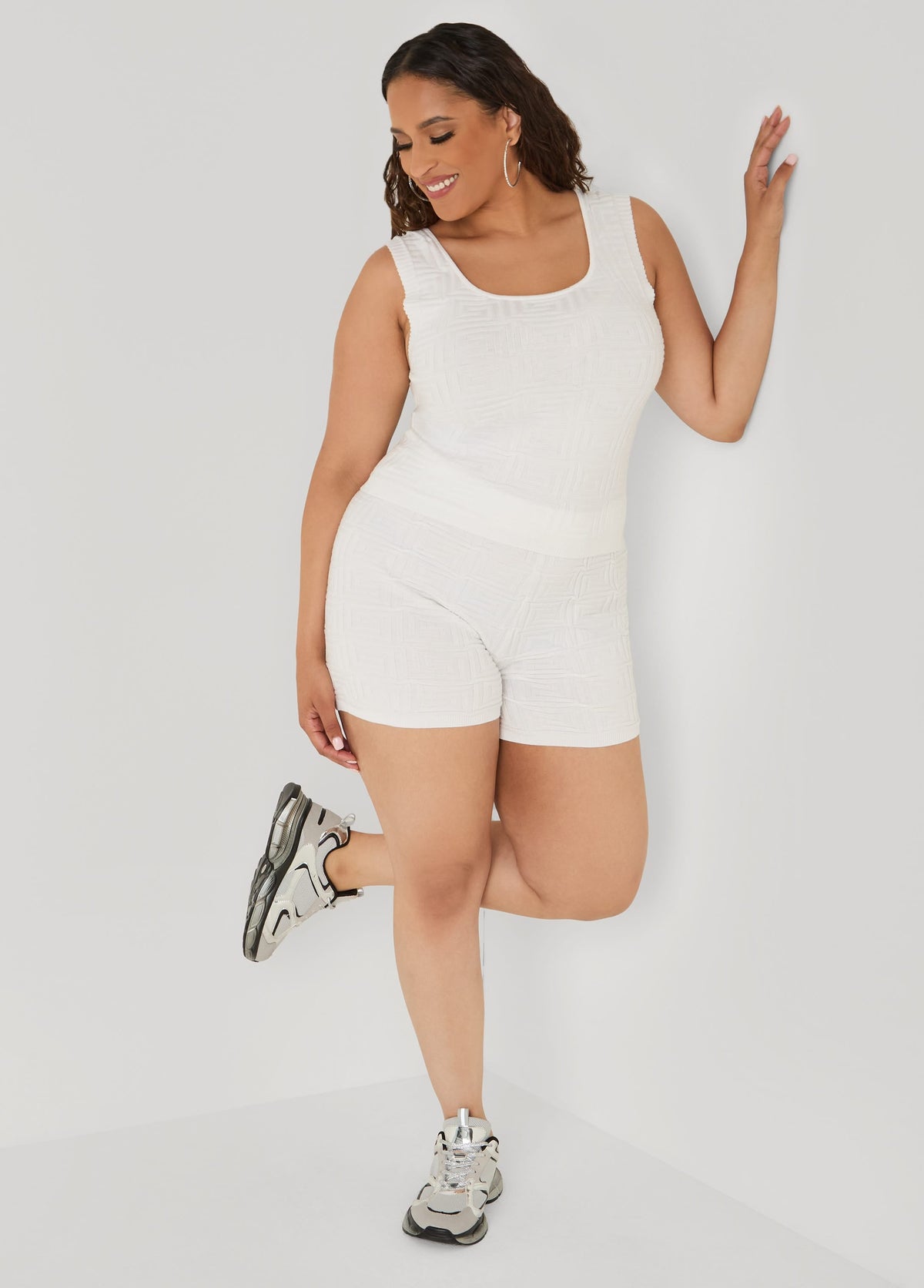 Top de tirantes jacquard