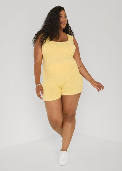 Top de tirantes jacquard