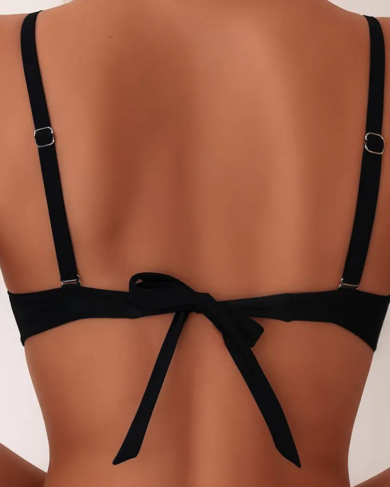 Lois | Conjunto de Bikini Sexy Sin Espalda