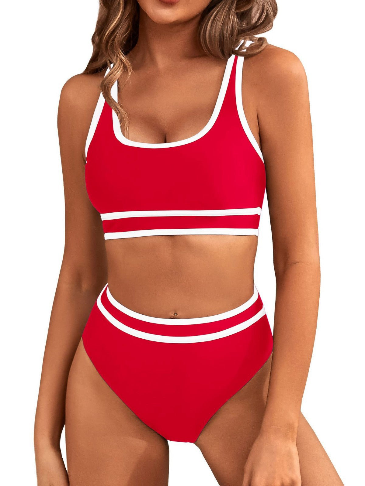 Sandra | Bikini Deportivo de Cintura Alta