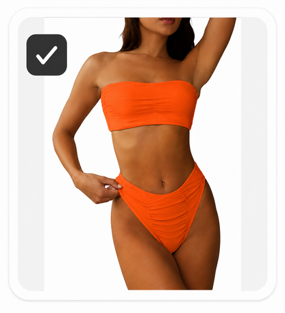 Isabella | Bikini Bandeau Elegante