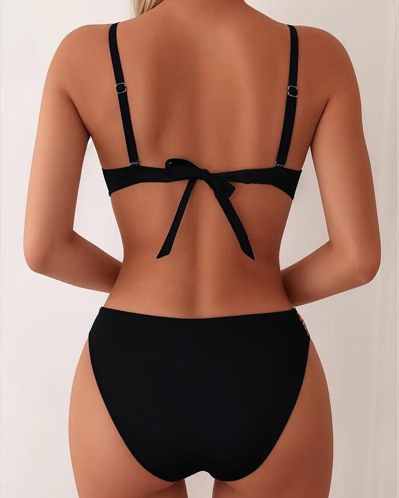 Lois | Conjunto de Bikini Sexy Sin Espalda